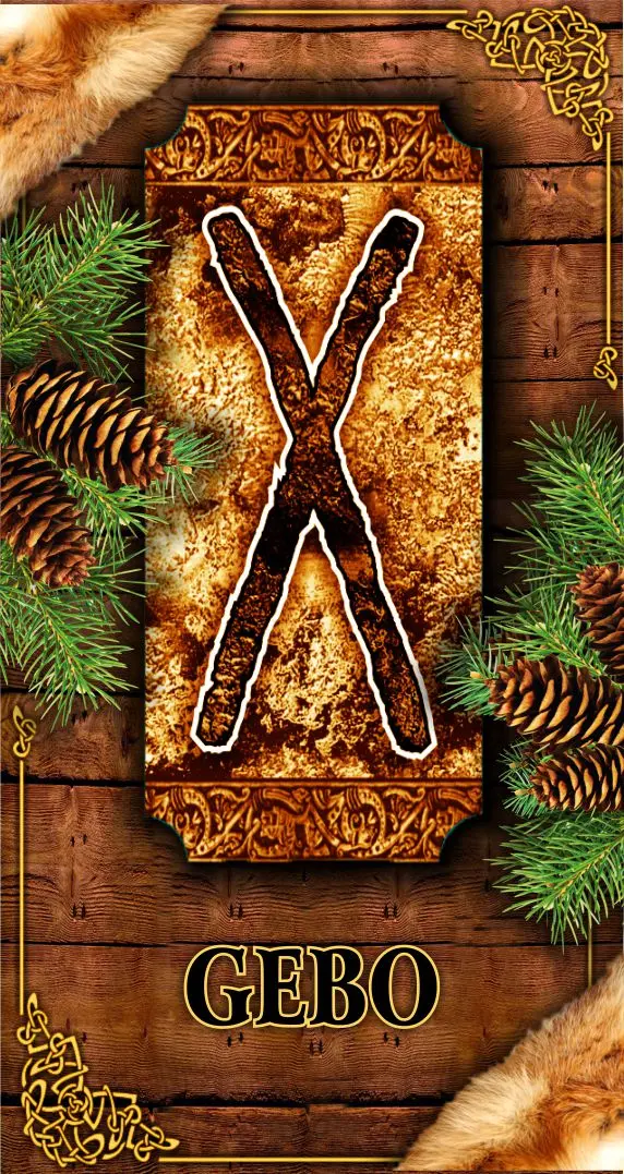 nordic rune Gebo reading meaning