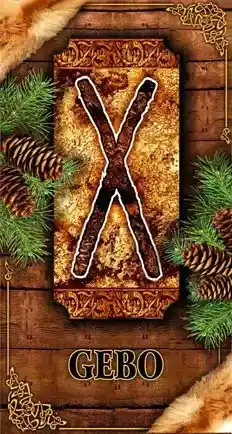 nordic rune Gebo reading meaning