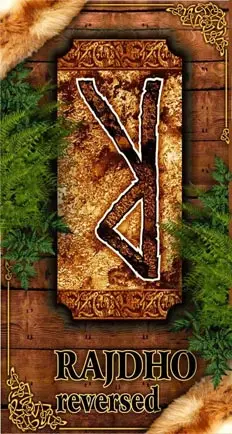 Raidho rune reversed reading meaning